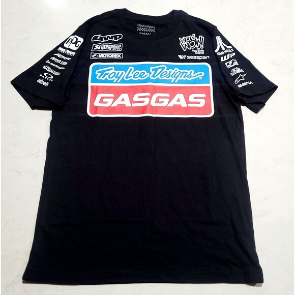 Troy Lee Designs GasGas TEAM Pit Graphic T Shirt Size Adult Small NWOT - Picture 1 of 10